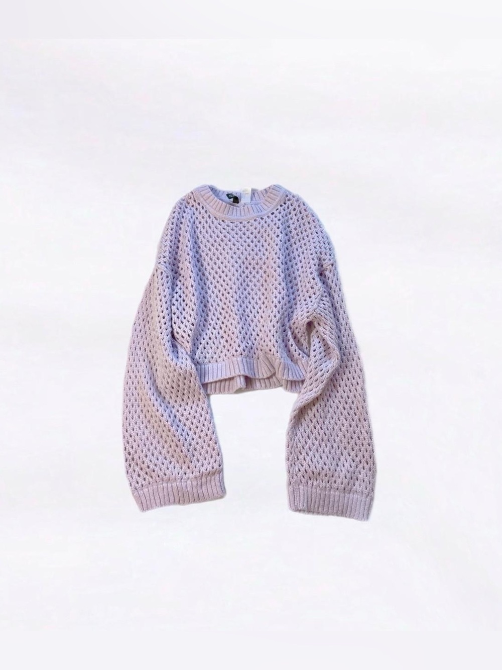 3 for $25 : divided h&m ⋆ open knit cropped sweater
